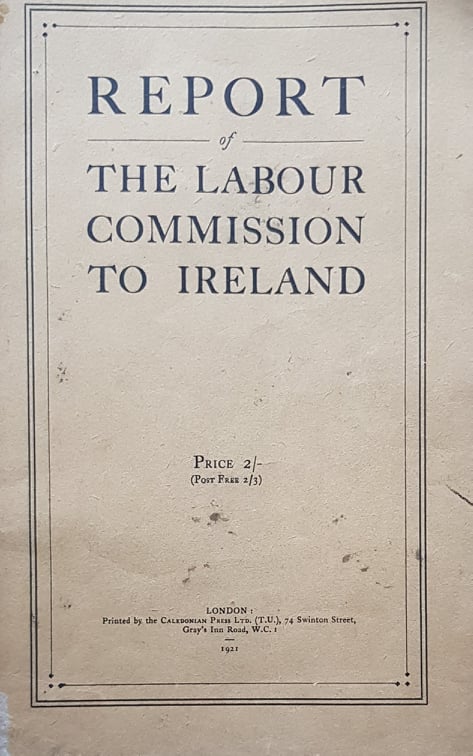 Report of The Labour Commission to Ireland
